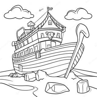 Noah's Ark Coloring Page | Noah's Ark coloring page