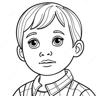 Autistic Child Coloring Page | for Autistic Child coloring page