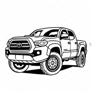 Toyota Tacoma Coloring Pages