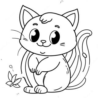 Banana Cat Coloring Page | Banana Cat coloring page