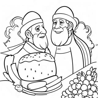 Shavuot Kleurplaten