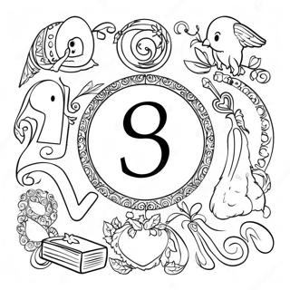 Alphabet Lore A to Z Coloring Page | Alphabet Lore All Letters coloring page