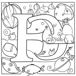 Lore do Alfabeto Todas as Letras Páginas para Colorir