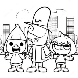 Big City Greens Coloring Page | Big City Greens coloring page