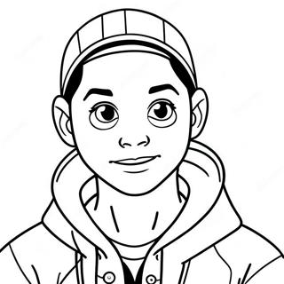 Miles Morales Spiderman Coloring Page | Miles Morales Spiderman coloring page