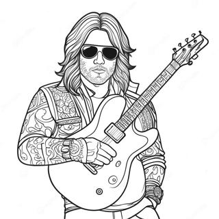 Rockstar Coloring Page | Rockstar coloring page