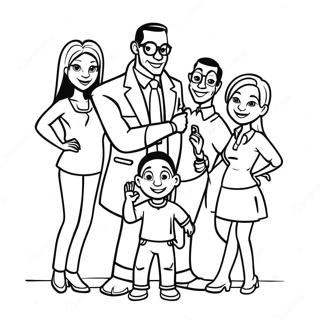 Proud Family Coloring Page | Proud Family coloring page