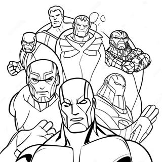 Avengers Infinity War Coloring Page | Avengers Infinity War coloring page