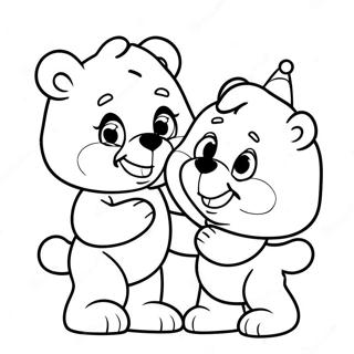 Care Bears Coloring Page | 1980's Care Bears coloring page