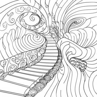 Färgglada Twists and Turns Äventyr Färgläggningssida | Twists and Turns VBS målarbild