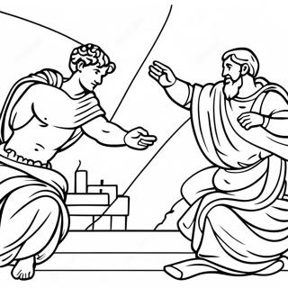 Sistine Chapel Coloring Page | Sistine Chapel coloring page