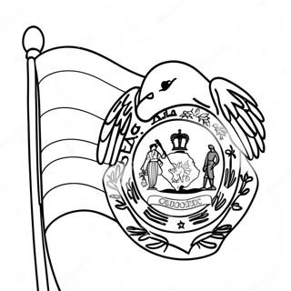 State Flags Coloring Page | State Flags coloring page