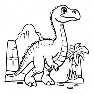 Therizinosaurus Coloring Page | Therizinosaurus coloring page