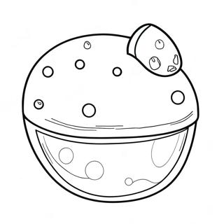 Gum Drop Coloring Page | Gum Drop coloring page