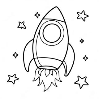 Colorful Rocket Launching Coloring Page | Rocket Power coloring page