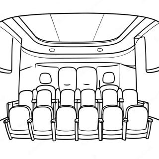 Home Movie Theater Coloring Page | Home Movie coloring page