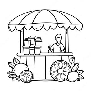 Limonada Páginas para Colorir