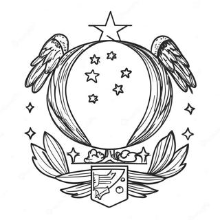 Philippines National Flag Coloring Page | Philippines coloring page