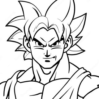 Goku Super Saiyajin 4 Páginas para Colorir