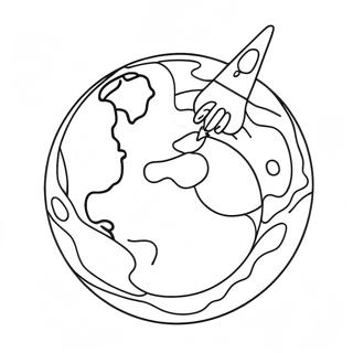 Earth To Luna Coloring Pages