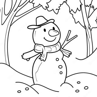 Let It Snow Coloring Page | Let It Snow coloring page