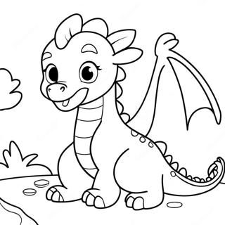 Dragon Tales Coloring Page | Dragon Tales coloring page