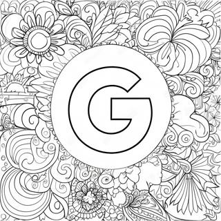 Google Logo Coloring Page | How from Google coloring page