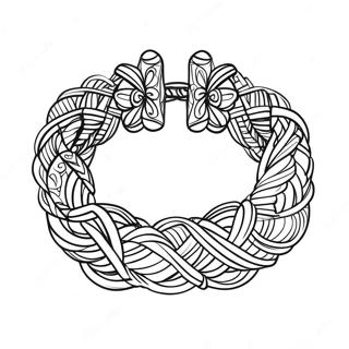 Friendship Bracelet Coloring Page | Friendship Bracelet coloring page