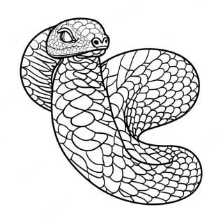 Python Coloring Page | Python coloring page