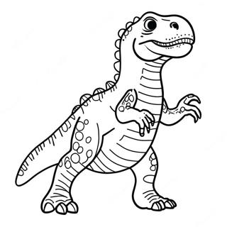 T Rex Coloring Page | T Rex coloring page