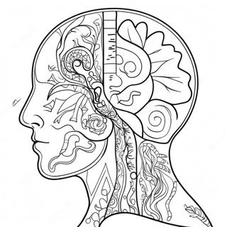 Psychology Coloring Page | Psychology coloring page
