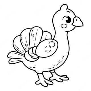 Baby Turkey Coloring Page | Baby Turkey coloring page