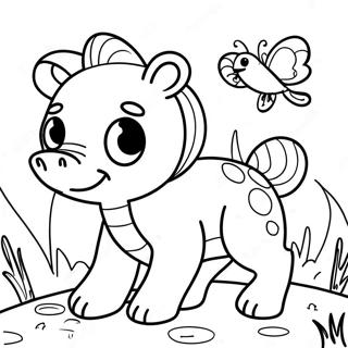 Super Easy Animal Coloring Page | Super Easy coloring page