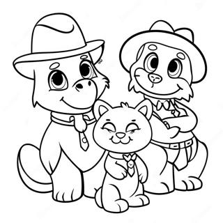 Sheriff Callie Halaman Mewarnai