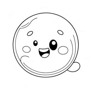 Cute Bubble Gum Character Coloring Page | Bubble Gum coloring page