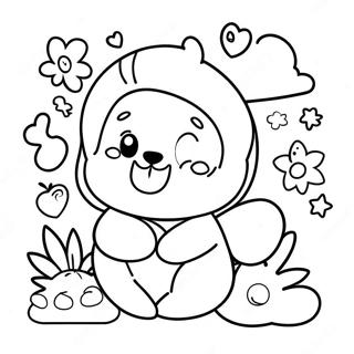 Cute Blank Coloring Page for Toddlers | Blank coloring page