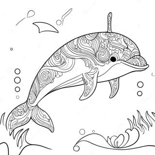 Cute Whale Coloring Page | Cute Whale coloring page