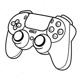 PS5 Controller Coloring Page | PS5 Controller coloring page