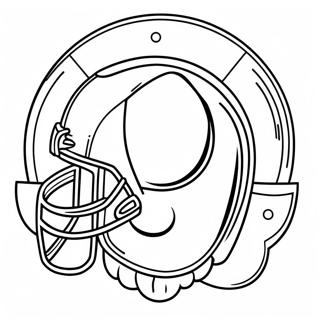 Colts Team Logo Coloring Page | Colts coloring page