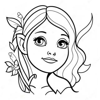 Dark Fairy Coloring Page | Dark Fairy coloring page