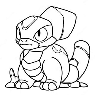 Shiny Onix Coloring Page | Onix coloring page