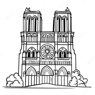 Notre Dame Logo Coloring Page | Notre Dame coloring page