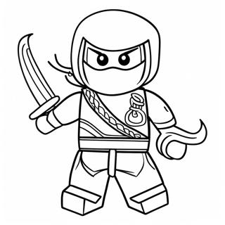 Nya Ninjago Coloring Page | Nya Ninjago coloring page