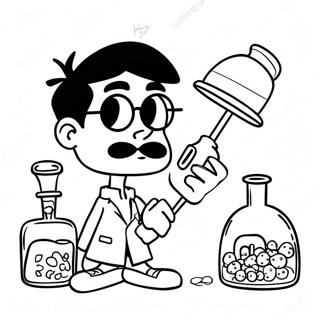 Dexter's Laboratory Coloring Page | Dexter's Laboratory coloring page