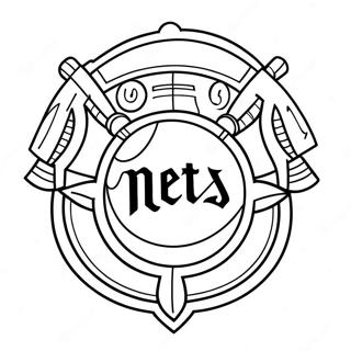 Mets Logo Coloring Page | Mets coloring page
