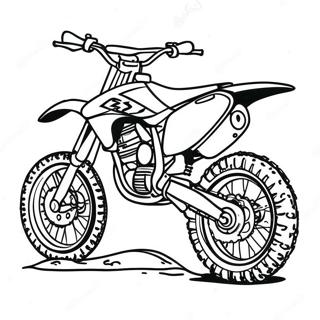 Dirt Bike Coloring Page | Dirt Bike coloring page