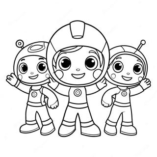 Team Umizoomi Coloring Page | Team Umizoomi coloring page