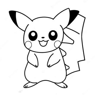 Charming Pikachu Pokemon Go Coloring Page | Pokemon Go coloring page