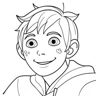 Jack Frost Coloring Page | Jack Frost coloring page