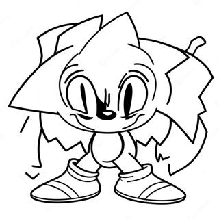 Sticks Sonic Coloring Page | Sticks Sonic coloring page